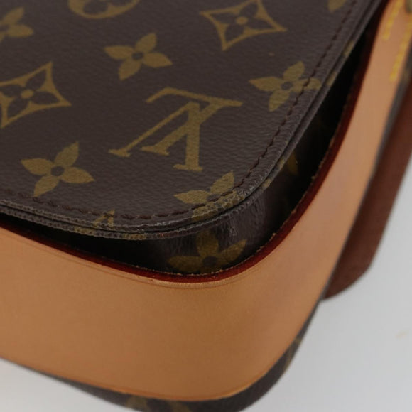 LOUIS VUITTON Monogram Cartouchiere MM Shoulder Bag M51253 LV Auth 183209