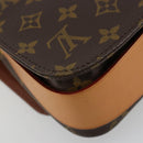 LOUIS VUITTON Monogram Cartouchiere MM Shoulder Bag M51253 LV Auth 183209-17