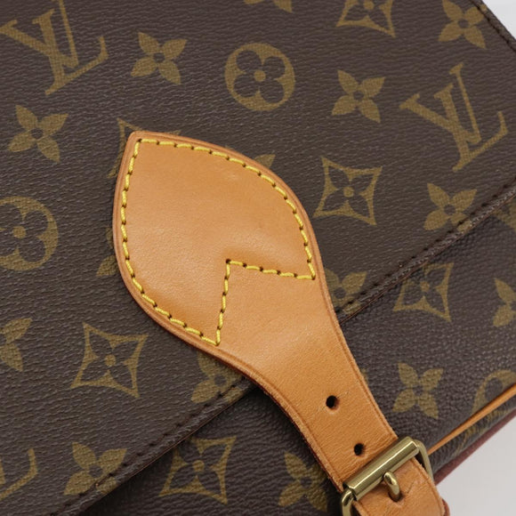LOUIS VUITTON Monogram Cartouchiere MM Shoulder Bag M51253 LV Auth 183209