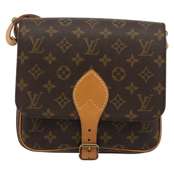 LOUIS VUITTON Monogram Cartouchiere MM Shoulder Bag M51253 LV Auth 183209
