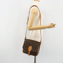LOUIS VUITTON Monogram Cartouchiere MM Shoulder Bag M51253 LV Auth 183209-26