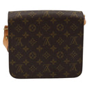 LOUIS VUITTON Monogram Cartouchiere MM Shoulder Bag M51253 LV Auth 183209-2