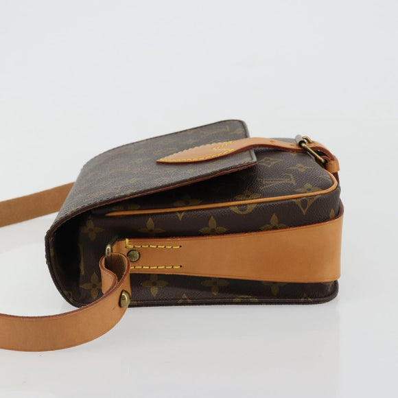LOUIS VUITTON Monogram Cartouchiere MM Shoulder Bag M51253 LV Auth 183209