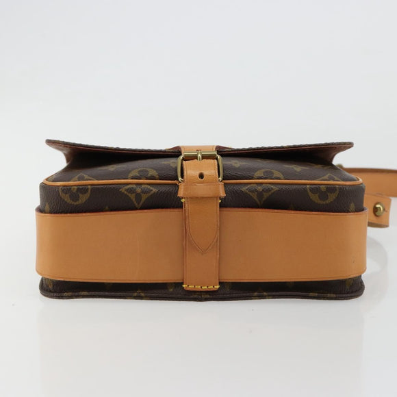 LOUIS VUITTON Monogram Cartouchiere MM Shoulder Bag M51253 LV Auth 183209