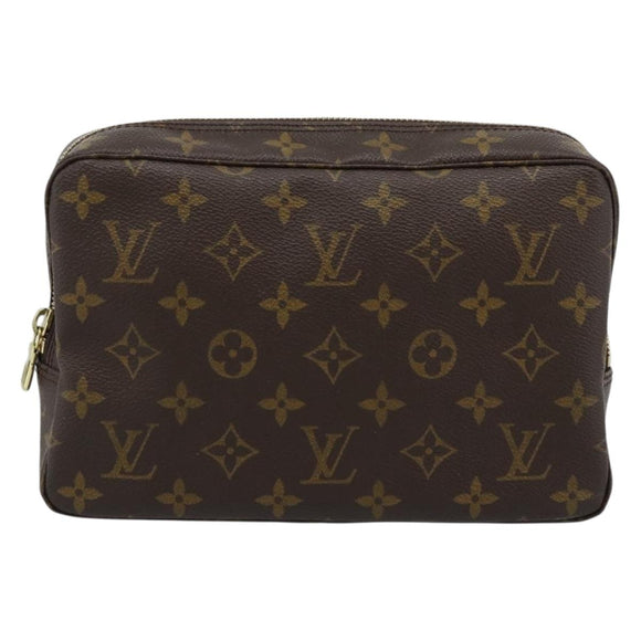 LOUIS VUITTON Monogram Trousse Toilette 23 Clutch Bag M47524 LV Auth 183210