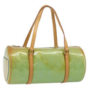 LOUIS VUITTON Monogram Vernis Bedford Hand Bag Baby Blue M91007 LV Auth 183212-1