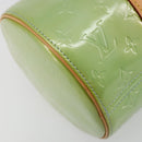 LOUIS VUITTON Monogram Vernis Bedford Hand Bag Baby Blue M91007 LV Auth 183212-17