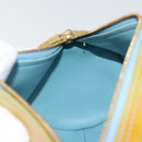 LOUIS VUITTON Monogram Vernis Bedford Hand Bag Baby Blue M91007 LV Auth 183212-19
