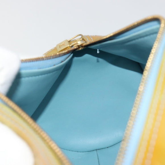 LOUIS VUITTON Monogram Vernis Bedford Hand Bag Baby Blue M91007 LV Auth 183212