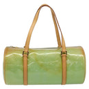 LOUIS VUITTON Monogram Vernis Bedford Hand Bag Baby Blue M91007 LV Auth 183212-13