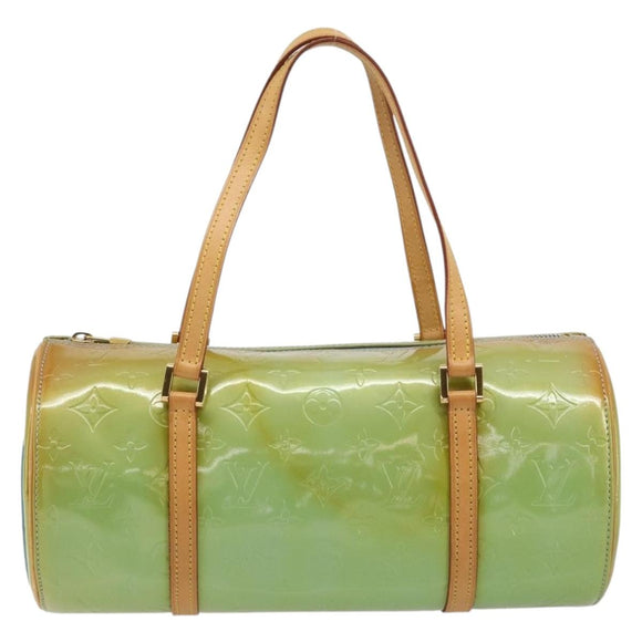 LOUIS VUITTON Monogram Vernis Bedford Hand Bag Baby Blue M91007 LV Auth 183212
