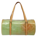 LOUIS VUITTON Monogram Vernis Bedford Hand Bag Baby Blue M91007 LV Auth 183212-2