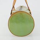 LOUIS VUITTON Monogram Vernis Bedford Hand Bag Baby Blue M91007 LV Auth 183212-3