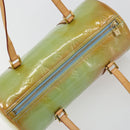 LOUIS VUITTON Monogram Vernis Bedford Hand Bag Baby Blue M91007 LV Auth 183212-6