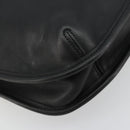 Coach Ergo Shoulder Bag Leather Black Gold Auth 183219A-11