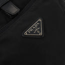 PRADA Backpack Nylon Black Silver Auth 183221-18