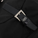 PRADA Backpack Nylon Black Silver Auth 183221-19