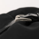 PRADA Backpack Nylon Black Silver Auth 183221-9