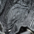 PRADA Backpack Nylon Black Silver Auth 183221-11