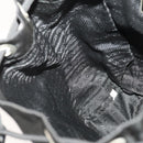 PRADA Backpack Nylon Black Silver Auth 183221-22