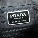 PRADA Backpack Nylon Black Silver Auth 183221-23