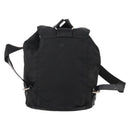 PRADA Backpack Nylon Black Silver Auth 183221-2