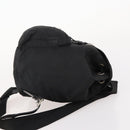 PRADA Backpack Nylon Black Silver Auth 183221-3