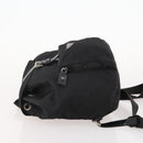 PRADA Backpack Nylon Black Silver Auth 183221-4