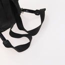 PRADA Backpack Nylon Black Silver Auth 183221-7