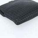BOTTEGA VENETA INTRECCIATO Shoulder Bag Nylon Black Auth 183225A-15