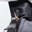 BOTTEGA VENETA INTRECCIATO Shoulder Bag Nylon Black Auth 183225A-11