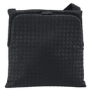 BOTTEGA VENETA INTRECCIATO Shoulder Bag Nylon Black Auth 183225A-13