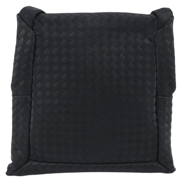 BOTTEGA VENETA INTRECCIATO Shoulder Bag Nylon Black Auth 183225A