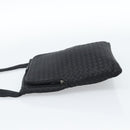 BOTTEGA VENETA INTRECCIATO Shoulder Bag Nylon Black Auth 183225A-3