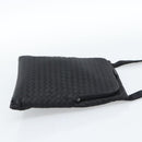 BOTTEGA VENETA INTRECCIATO Shoulder Bag Nylon Black Auth 183225A-4