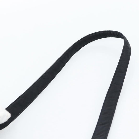 BOTTEGA VENETA INTRECCIATO Shoulder Bag Nylon Black Auth 183225A