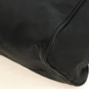 PRADA Shoulder Bag Nylon Black Gold Auth 183232SAV-17