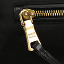 PRADA Shoulder Bag Nylon Black Gold Auth 183232SAV-18