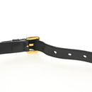 PRADA Shoulder Bag Nylon Black Gold Auth 183232SAV-14
