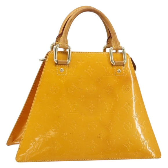 LOUIS VUITTON Monogram Vernis Forsyth Handtasche Jaune M91112 LV Auth 183235