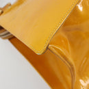 LOUIS VUITTON Monogram Vernis Forsyth Handtasche Jaune M91112 LV Auth 183235-13