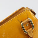 LOUIS VUITTON Monogram Vernis Forsyth Handtasche Jaune M91112 LV Auth 183235-15