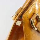 LOUIS VUITTON Monogram Vernis Forsyth Handtasche Jaune M91112 LV Auth 183235-16