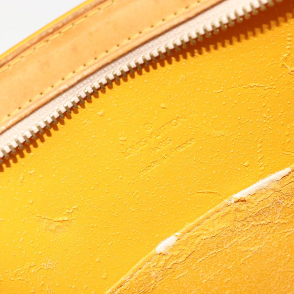 LOUIS VUITTON Monogram Vernis Forsyth Handtasche Jaune M91112 LV Auth 183235
