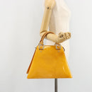 LOUIS VUITTON Monogram Vernis Forsyth Handtasche Jaune M91112 LV Auth 183235-23