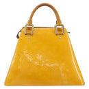LOUIS VUITTON Monogram Vernis Forsyth Handtasche Jaune M91112 LV Auth 183235-3
