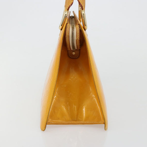 LOUIS VUITTON Monogram Vernis Forsyth Handtasche Jaune M91112 LV Auth 183235