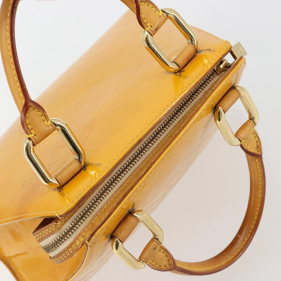 LOUIS VUITTON Monogram Vernis Forsyth Handtasche Jaune M91112 LV Auth 183235
