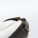 LOUIS VUITTON Damier Ebene Mini Pochette Accessoires Pouch N58009 LV Auth 183239-8