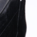 HERMES Kirius Business Bag Leather Black Gold Auth 183240-19